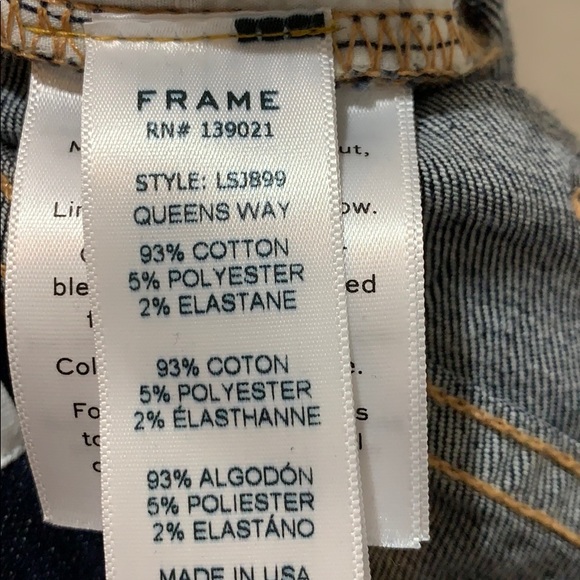 Frame denim Le Skinny de Jeanne in Queens Way - Picture 7 of 8